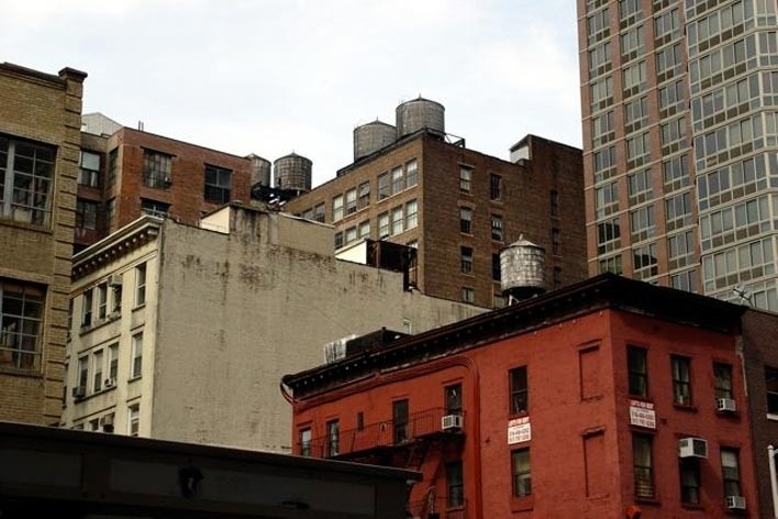 Caixas d'água em Nova York<br />Foto Renata Soldato 