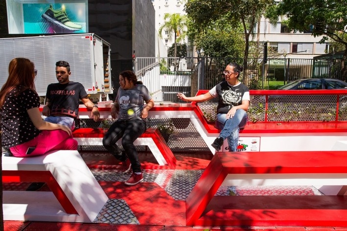 Parklet Oscar Freire. Zoom Urbanismo, Arquitetura e Design
