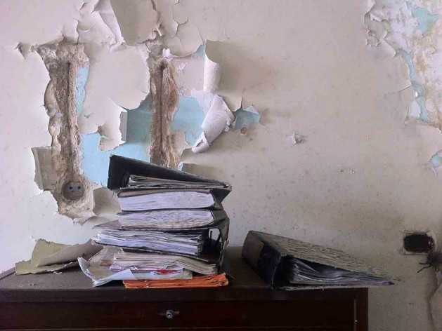 Ala abandonada do Complexo Hospitalar do Juquery<br />Foto Abilio Guerra 