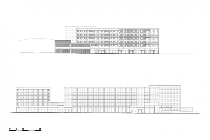 Bottière Chénaie, façades, Nantes, France, 2019. Architects Kees Kaan, Vincent Panhuysen, Dikkie Scipio (authors) / Kaan Architecten<br />Imagem divulgação/ disclosure image/ divulgation  [Kaan Architecten]