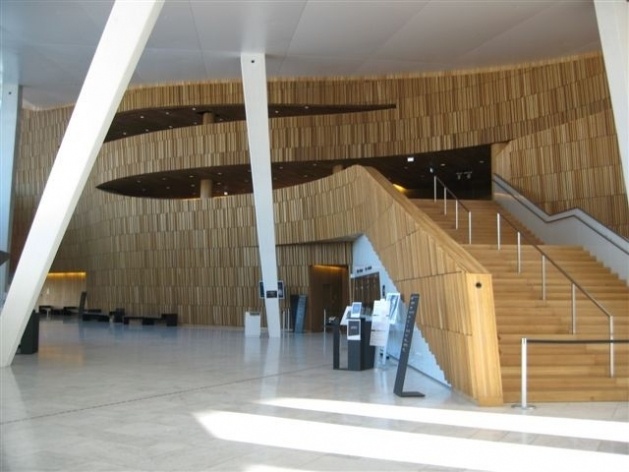 Ópera de Óslo, vista interna. Escritório Snohetta<br />Foto Cid Yazigi Sabbag 