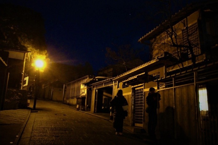 Bairro de Gion, Kyoto, Japão<br />Foto Sergio Jatobá, maio 2015 