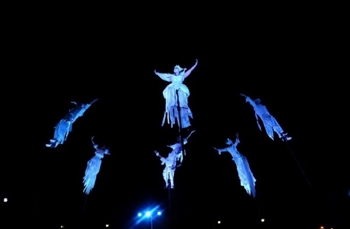 La fiesta de La Mercè, Barcelona, 2009<br />Foto Rodrigo Stocco 