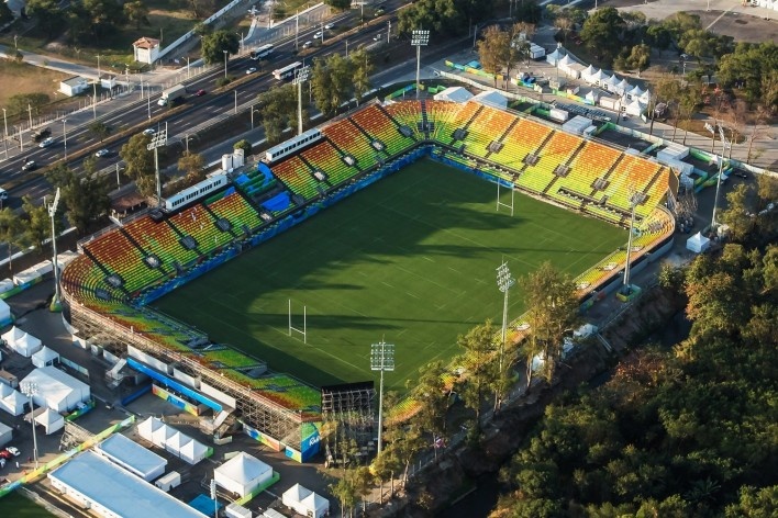 Estádio de Deodoro, Parque Olímpico de Deodoro, Rio de Janeiro, RJ, Escritório Vigliecca & Associados<br />Foto Renato Sette Camara 