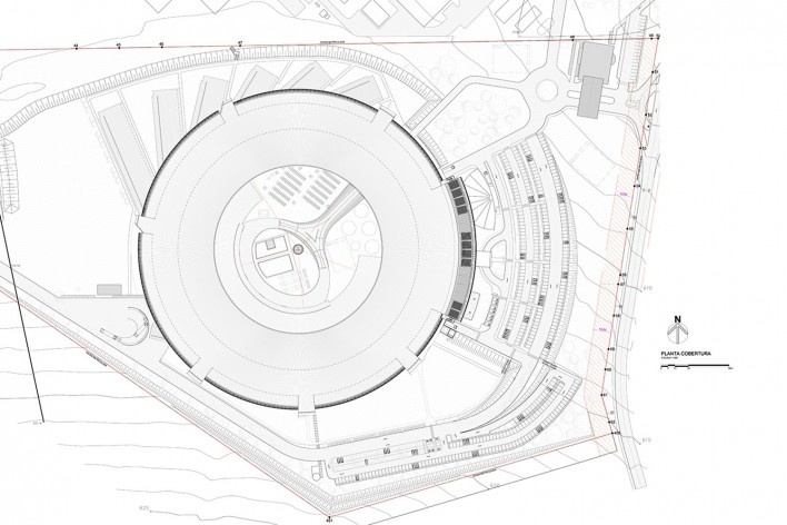 Projeto Sirius, planta cobertura, Campinas SP, 2019. Paulo Bruna Arquitetos Associados<br />Imagem divulgação  [Paulo Bruna Arquitetos Associados]