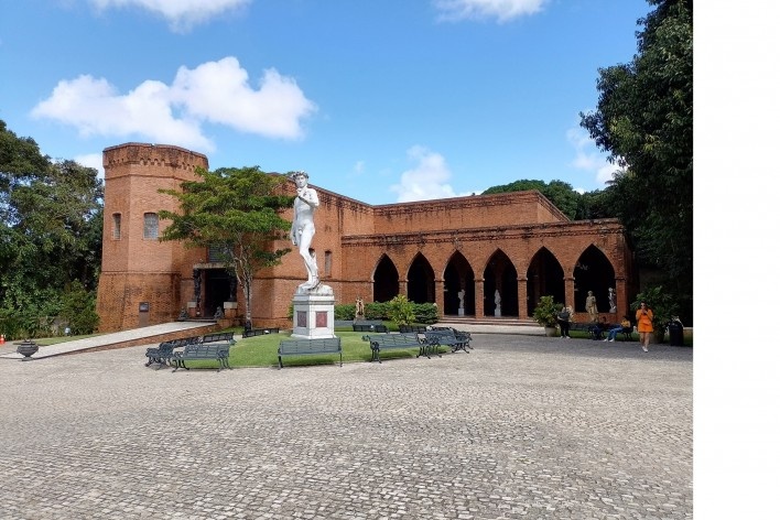 Museu Ricardo Brennand, Estátua David<br />Foto Cybelle Salvador Miranda, jul. 2022 