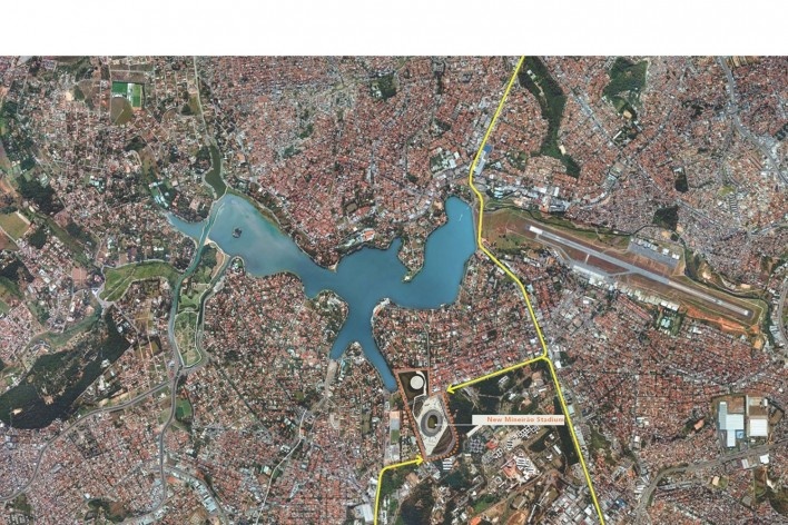 Vista Aérea<br />Montagem BCMF 