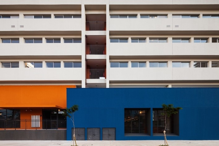 Conjunto Habitacional do Jardim Edite, MMBB & H+F<br />Foto Nelson Kon 