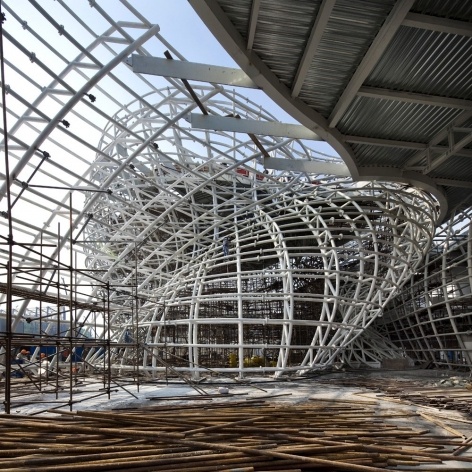 Spanish Pavilion for Shanghai World Expo 2010<br />Photo Shen Zhonghai / KDE  [Miralles-Tagliabue EMBT]