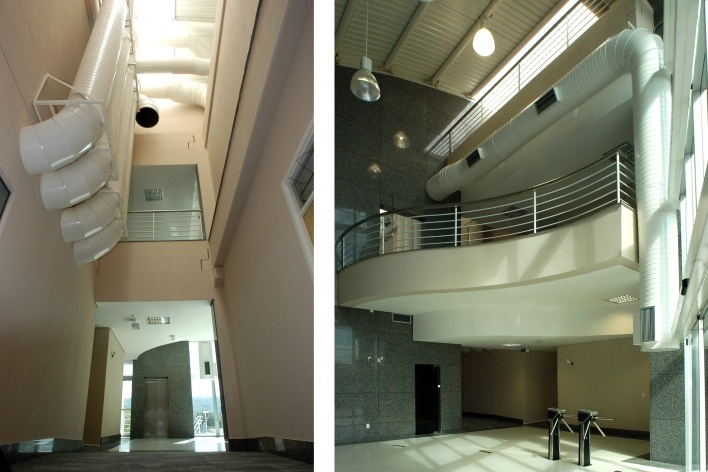 CEITEC – Centro de Excelência em Tecnologia Eletrônica Avançada, vista interna, Porto Alegre RS. Arquiteto Raul Macadar, 2009<br />Foto Kiki Joner 