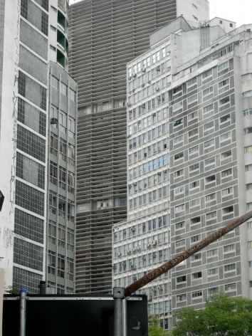 Edifício Copan e o centro de São Paulo<br />Foto Carlos M. Teixeira 