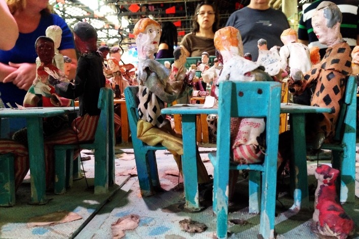 Exposição "Mais de Mil Brinquedos para a Criança Brasileira", Sesc Pompeia, de 9 de julho de 2013 a 2 de fevereiro de 2014<br />Foto Caio Romano Guerra 