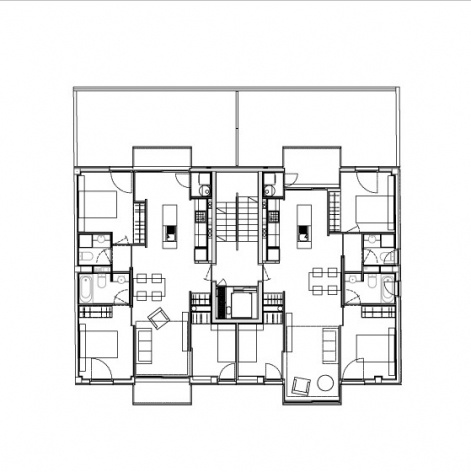 Planta 2° pavimento<br />Desenho escritório 