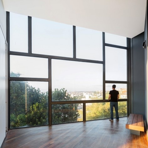 Casa do Carnaval, mirante praça coberta, Salvador. Arquitetos Alexandre Prisco e Nivaldo Andrade<br />Foto Manuel Sá 