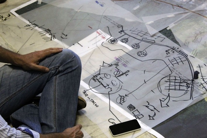 Urbanização do Banhado, trabalhos em equipes interdisciplinares, São José dos Campos SP, 2019. Coordenadores Jeferson Tavares e Marcel Fantin / PExURB IAU USP<br />Foto dos autores 