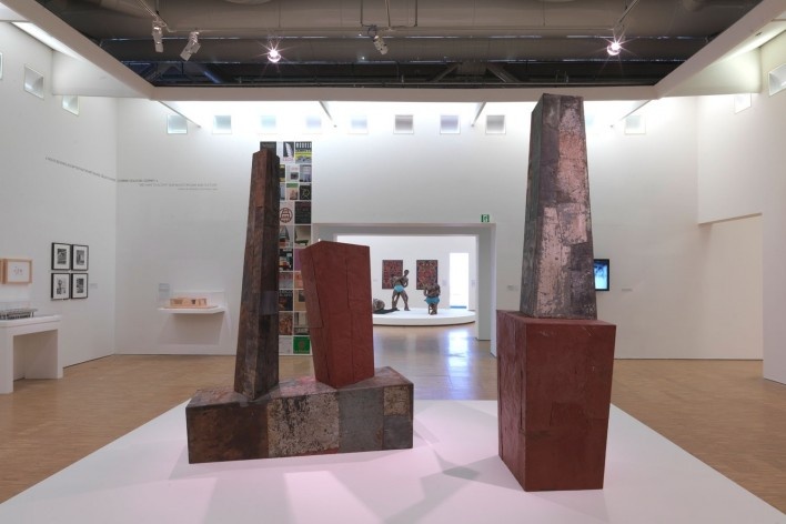 Exposição Modernités Plurielles 1905-1970, Centre Pompidou, MNAM-CCI, Paris, de outubro de 2013 a fevereiro de 2015. 5° andar, sala 34, "Architectures modernes d’Amérique Latine"<br />Foto Philippe Migeat ©  [Centre Pompidou © MNAM-CCI]