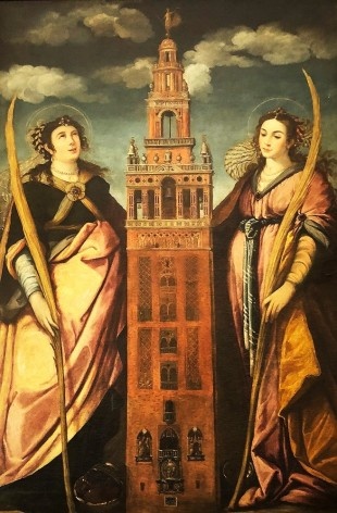 Miguel de Esquivel, Santa Justa e Santa Rufina, c.1620<br />Foto José Lira  [Acervo Catedral Metropolitana de Sevilha]