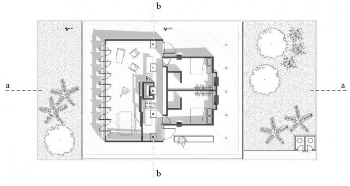 A Casa de Jajja, planta, Kikajjo, Kampala, Uganda, 2019. Arquiteta Mariana Montag<br />Imagem divulgação 