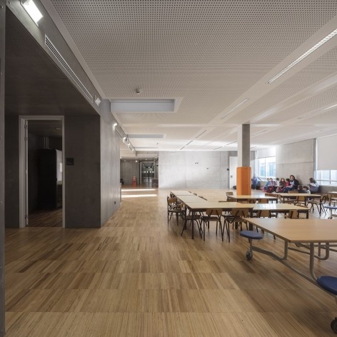 Escola Gaspar Frutuoso, Ribeira Grande, Azores, Portugal, 2016. Arquiteto Carlos Almeida Marques<br />Foto Fernando Guerra 