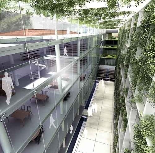 Perspectiva interna do Edifício Anexo 3
  	  	 <br />Imagem da equipe 