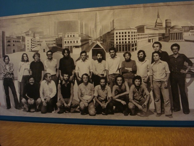 Grupo La Tendenza, exposição no Centro Pompidou, Paris, julho 2012<br />Foto Ronaldo Marques de Carvalho 