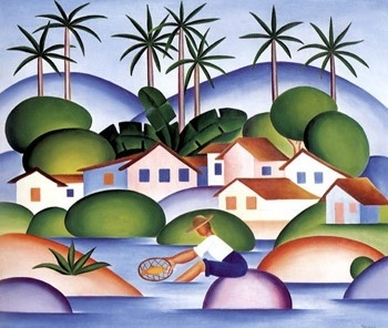 O pescador. Tarsila do Amaral, 1925