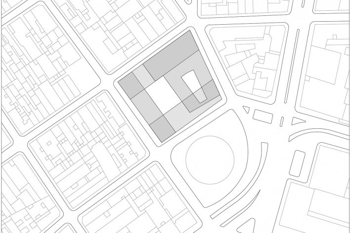 Centro Paula Souza, implantação, São Paulo, arquitetos Francisco Spadoni e Pedro Taddei<br />Imagem divulgação 