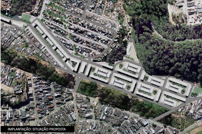 Imagem Aérea: Situação Proposta<br />Imagem Vigliecca & Associados 
