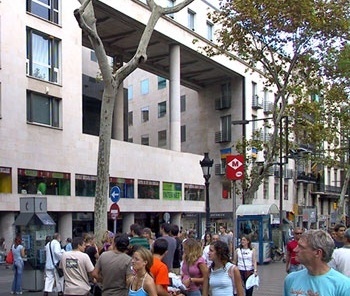 Rambla, Barcelona<br />Foto Abilio Guerra 