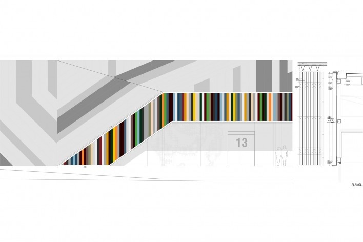 elevation<br />Diseño de los autores del proyecto  [WMA - Willy Müller Architects]