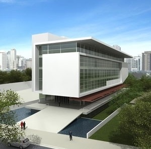 Vista externa lateral<br />Imagem de Antonio Malicia Filho 