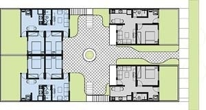 Planta Vila<br />Imagem dos autores do projeto 