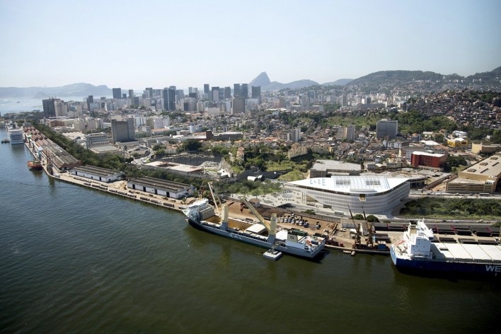 Concurso Anexo da Biblioteca Nacional, perspectiva, Rio de Janeiro, 3º lugar, arquiteto Renato Dal Pian<br />Imagem divulgação 