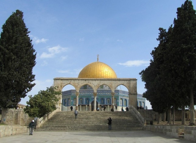 Espaços sagrados do Monte Moriah (Monte do Templo), Jerusalém<br />Foto Victor Hugo Mori, 2010 