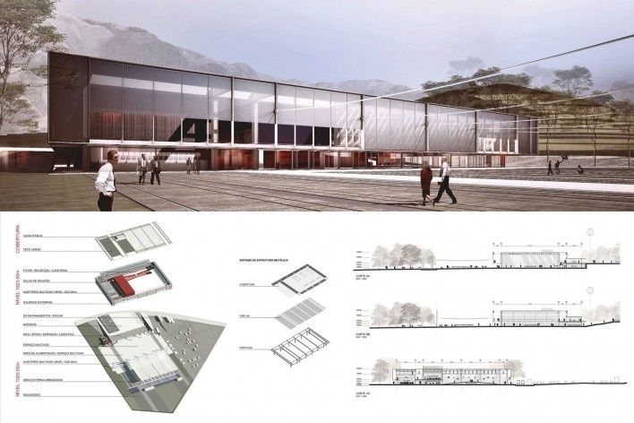 Prancha - Centro Cultural de Eventos e Exposições de Nova Friburgo [Corsi Hirano Arquitetos Associados]
