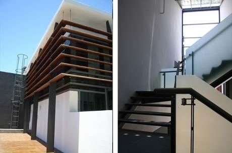 Cobertura e Escadas<br />Imagem dos autores do projeto 
