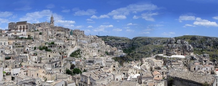 Cidade de Matera, Basilicata, Itália<br />Fotomontagem Victor Hugo Mori, 2016 
