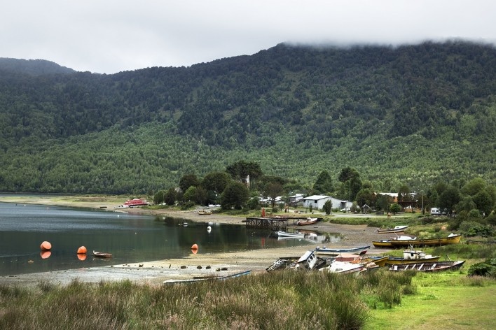 Puyuhuapi, área urbana<br />Foto Diana Souza 