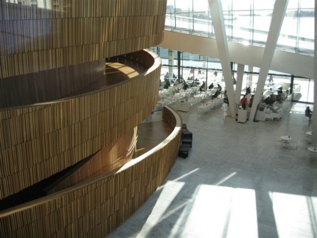 Ópera de Óslo, vista interna. Escritório Snohetta<br />Foto Cid Yazigi Sabbag 