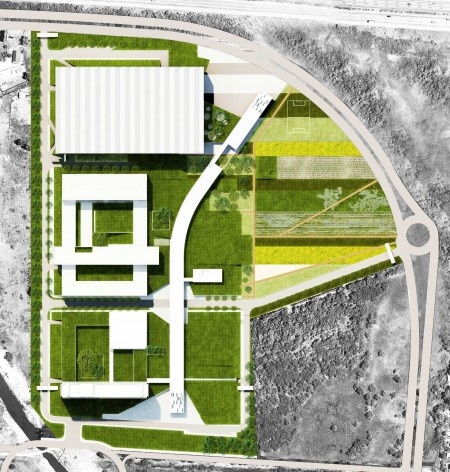 Concurso Sistema Fecomércio‐RS, implantação. V.A. Arquitetura / Emerson Vidigal, 1º lugar, 2011