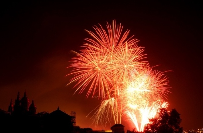 La fiesta de La Mercè, Barcelona, 2009<br />Foto Rodrigo Stocco 