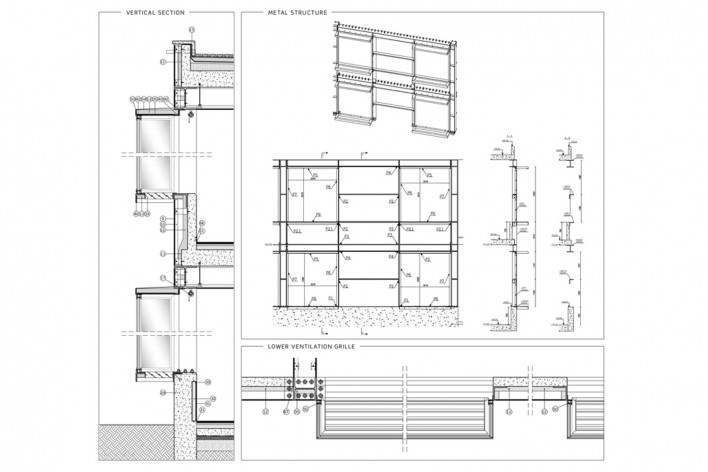 Escola Gaspar Frutuoso, detalhe janela, Ribeira Grande, Azores, Portugal, 2016. Arquiteto Carlos Almeida Marques<br />Imagem divulgação  [Acervo Arquiteto Carlos Almeida Marques]