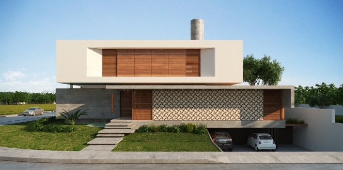 IF House, electronic model, Natal RN Brasil, 2018. Architects Márcio Lucena and Kleimer Martins / Martins Lucena Arquitetos<br />Imagem Felipe Cavalcante/ Light Cube 3D  [Acervo/ Collection Martins Lucena Arquitetos]