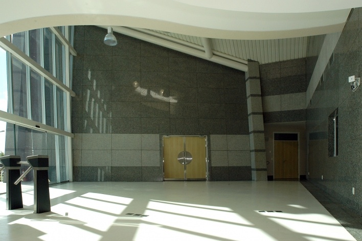 CEITEC – Centro de Excelência em Tecnologia Eletrônica Avançada, vista interna, Porto Alegre RS. Arquiteto Raul Macadar, 2009<br />Foto Kiki Joner 