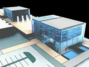 Maquete do conjunto<br />Imagem dos autores do projeto 