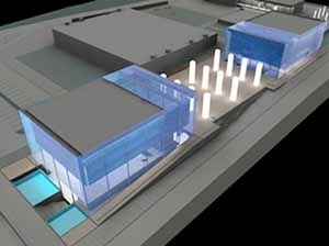 Maquete do conjunto<br />Imagem dos autores do projeto 