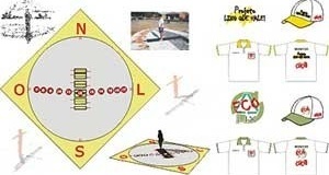 Relógio solar e material de identificação para Programa de Educação Ambiental<br />Imagem dos autores do projeto 