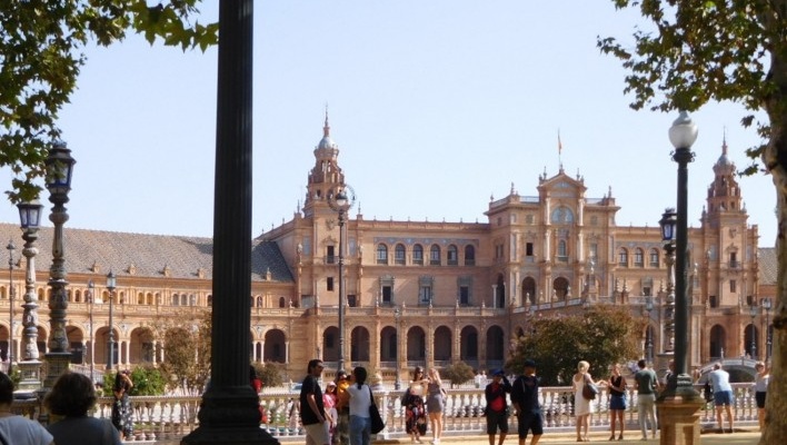 Praça de Espanha, Sevilha<br />Foto Anita Di Marco 
