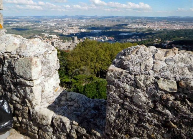 Sintra vista do Castelo dos Mouros<br />Foto Anita Di Marco 