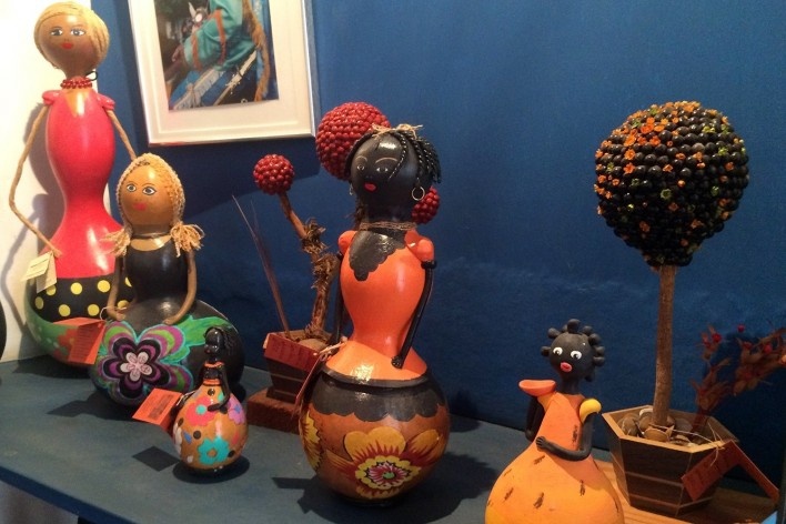 Bonecas de cabaça<br />Foto Ana Carolina Brugnera / Lucas Bernalli Fernandes Rocha 